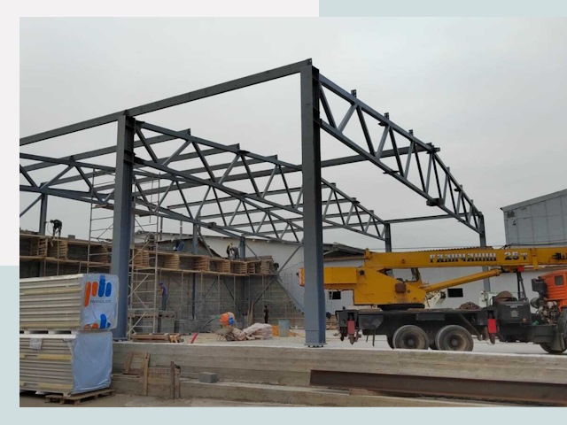 Строительство цехов в Набережных Челнах