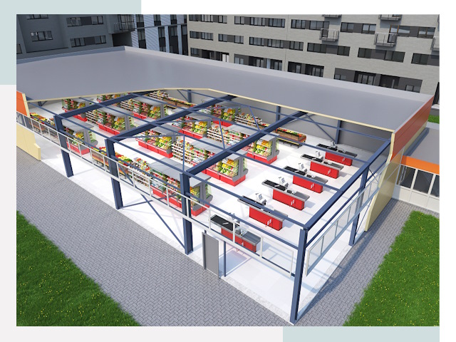 Строительство магазинов в Набережные Челны от 609 руб. за м²