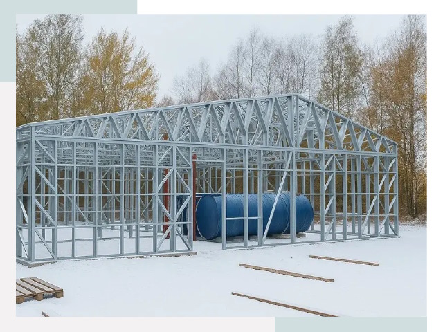 Металлические ангары в Набережных Челнах