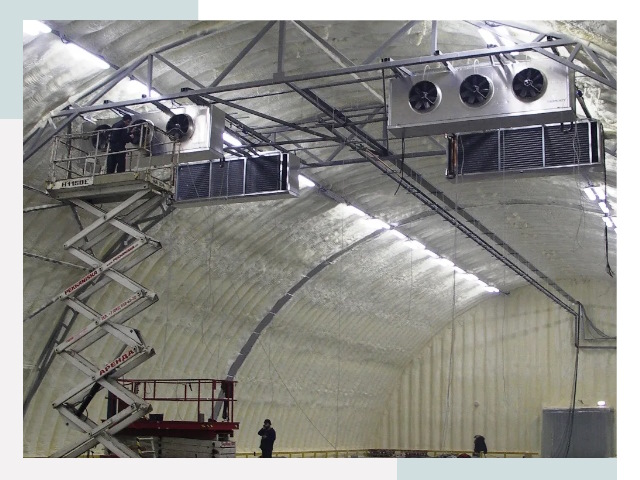 Оснащение ангаров в Набережных Челнах